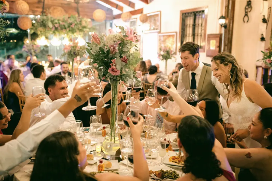 Brindis en un evento